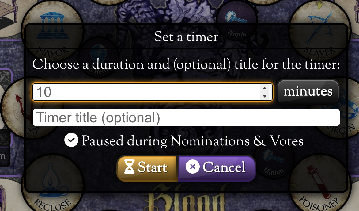 Empezar un temporizador